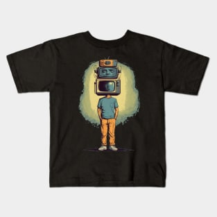 T.V Head Kids T-Shirt
